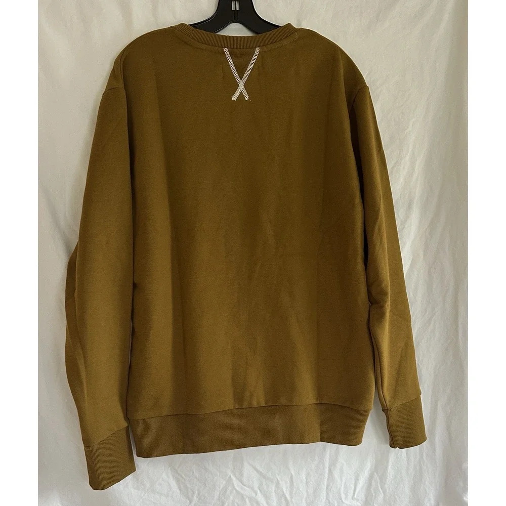 Brand New‎ Kangol - Born British Men's L Tapenade Crewneck Fleece Pullover